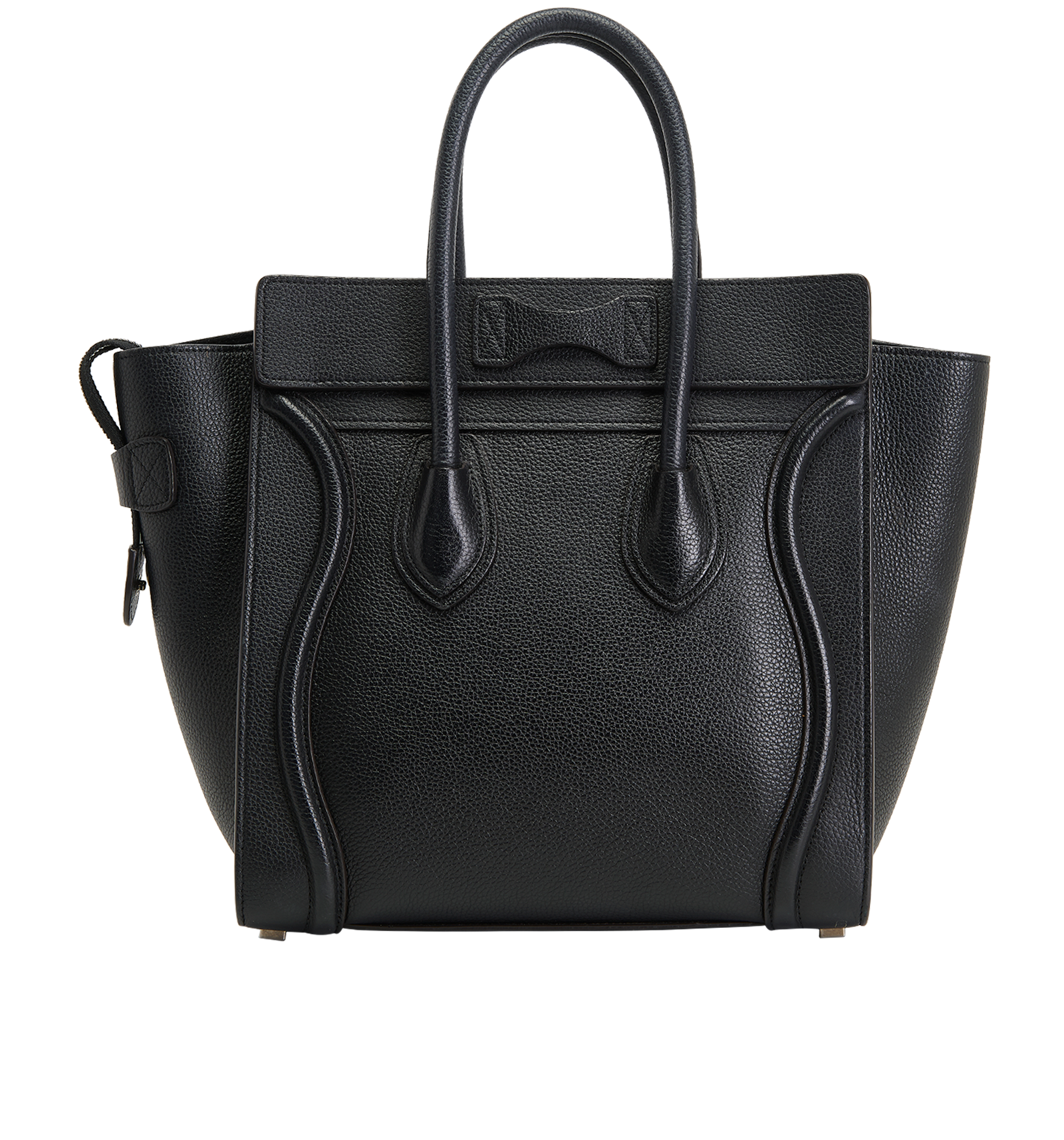 Micro Luggage, &pound;650, Handbags, Black, Leather, Back view